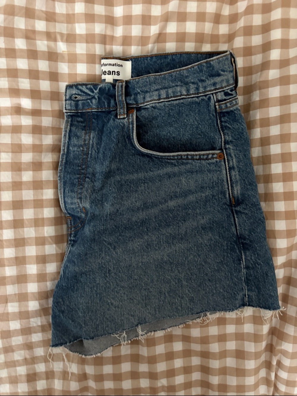 Reformation Jean shorts